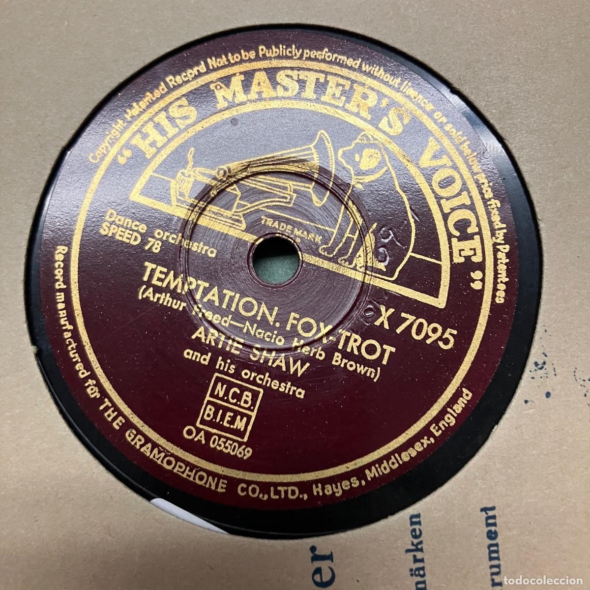 Discos de pizarra: ARTIE SHAW &ndash; LOTE 10 DISCOS PIZARRA - Foto 7