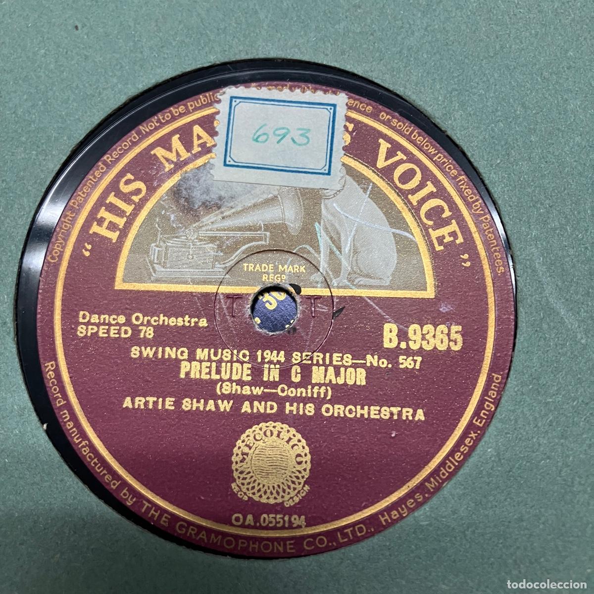 Discos de pizarra: ARTIE SHAW &ndash; LOTE 10 DISCOS PIZARRA - Foto 8