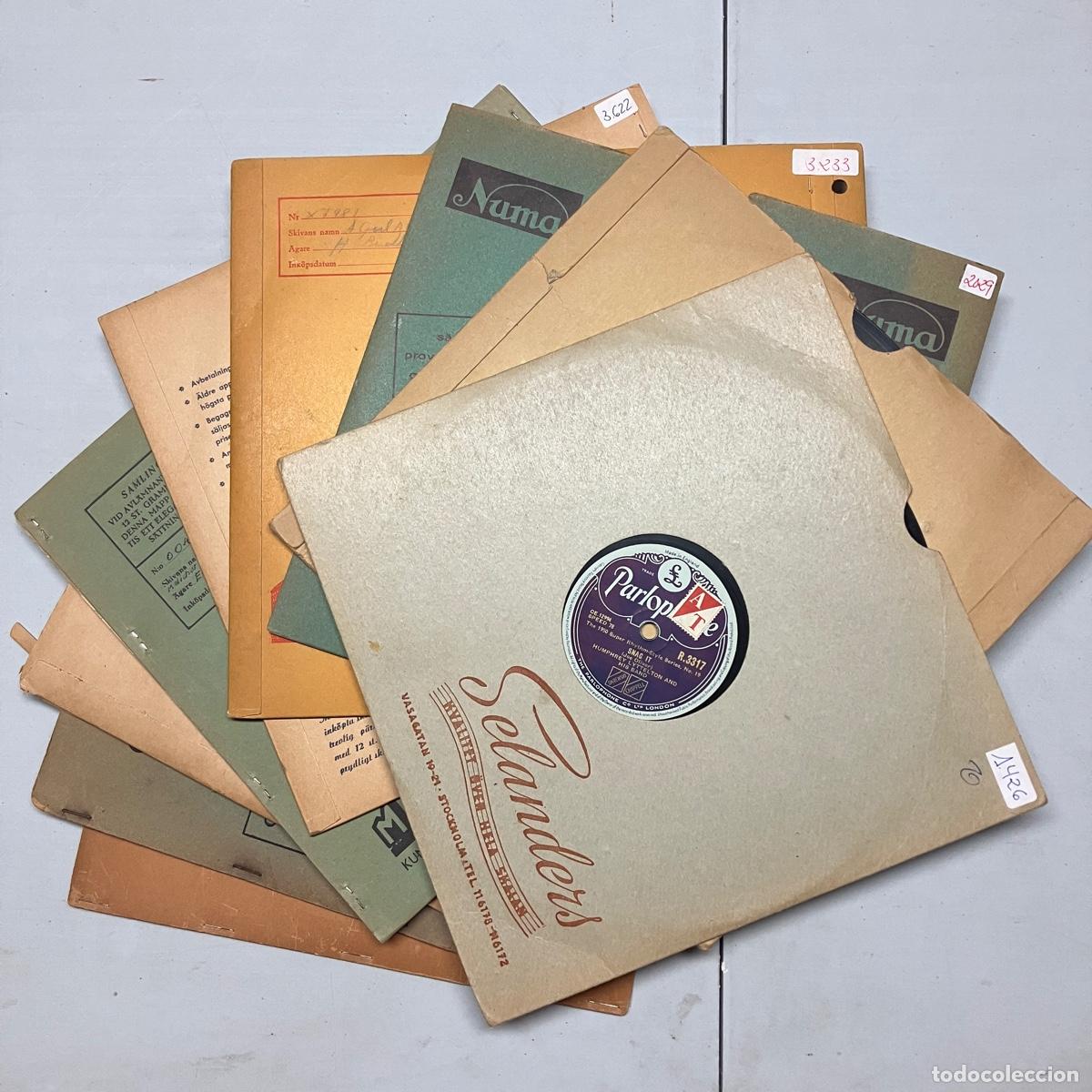 Discos de pizarra: SWING / JAZZ / BIG BANDS &ndash; LOTE 10 DISCOS PIZARRA
