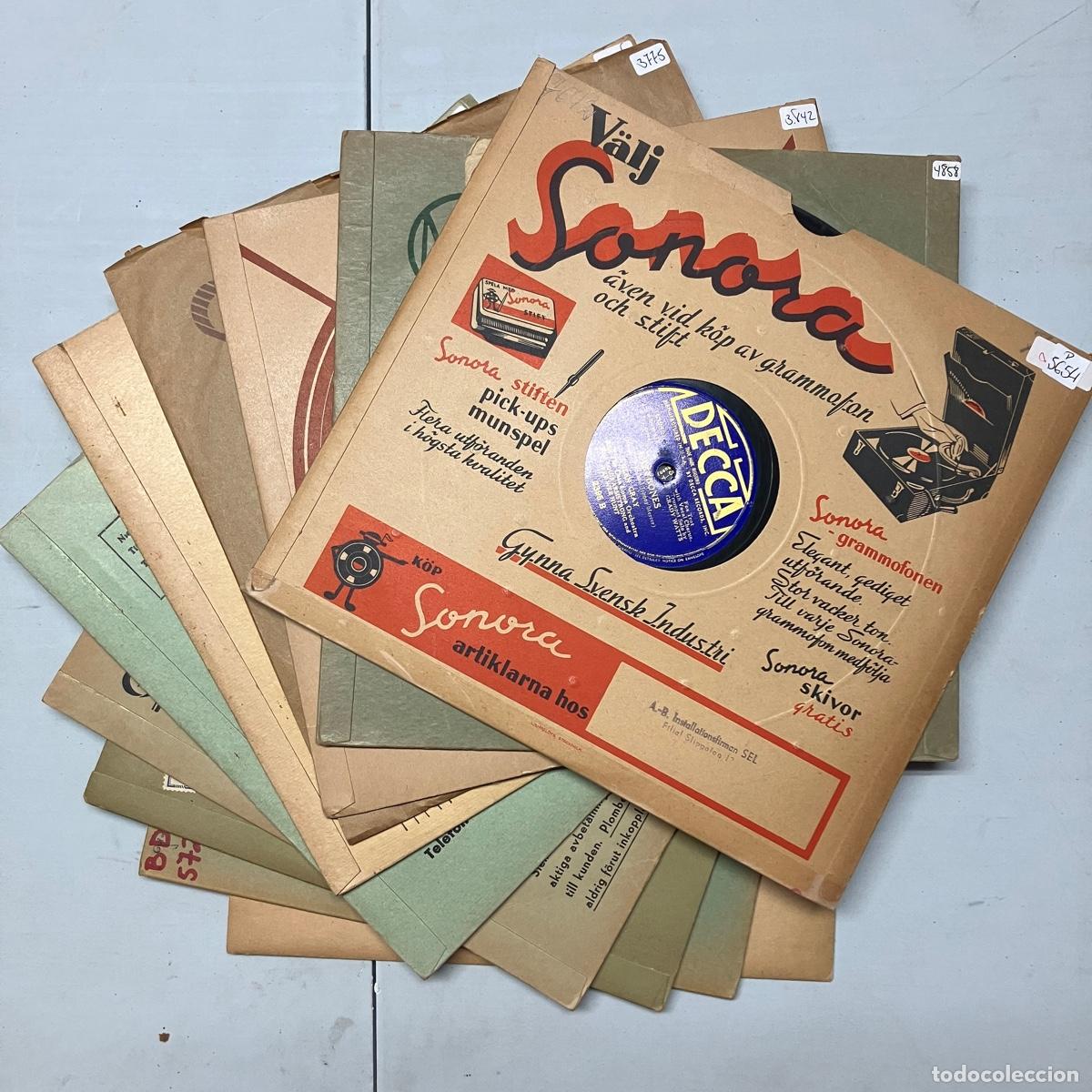 Discos de pizarra: SWING / JAZZ / BIG BANDS &ndash; LOTE 10 DISCOS PIZARRA