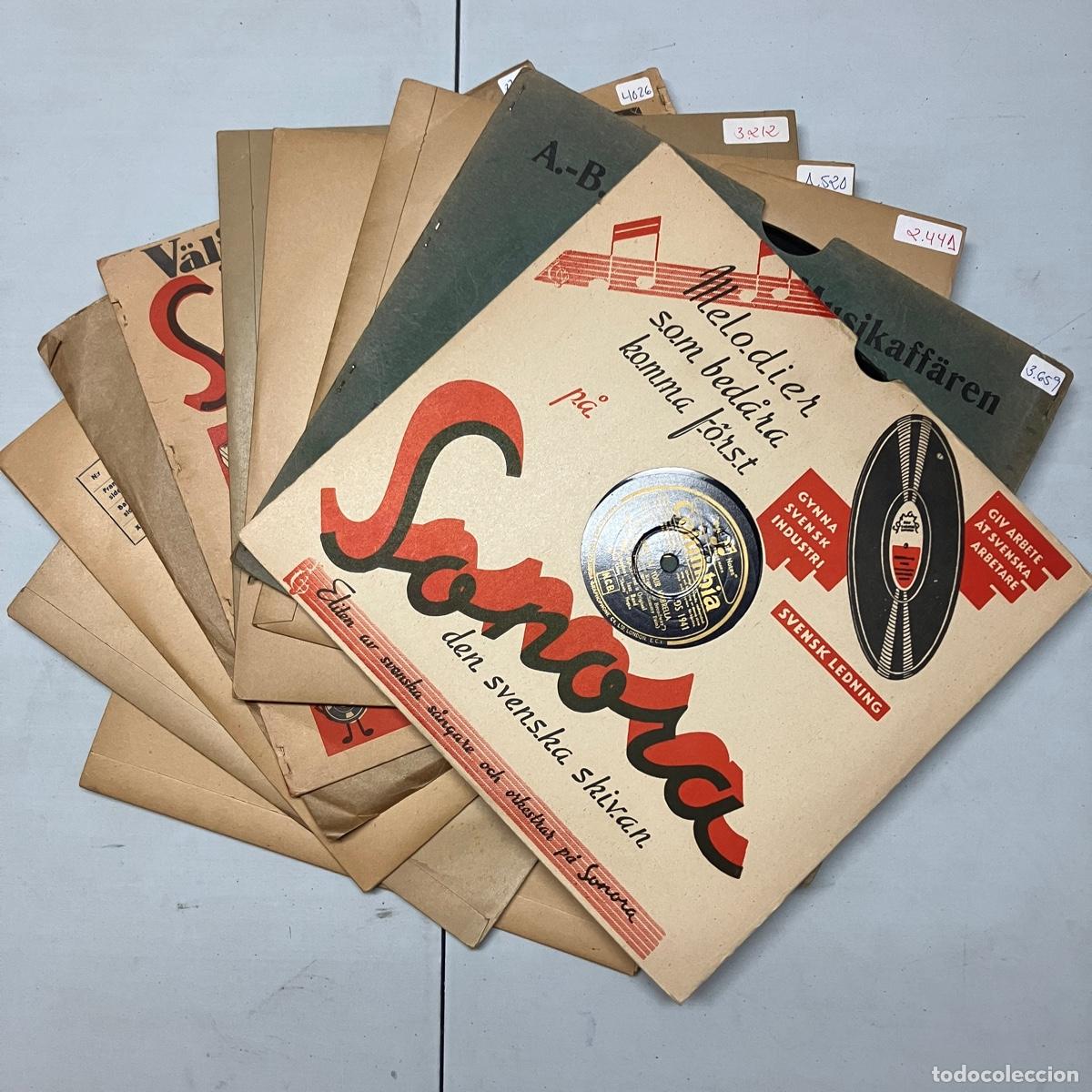 Discos de pizarra: SWING / JAZZ / BIG BANDS &ndash; LOTE 10 DISCOS PIZARRA