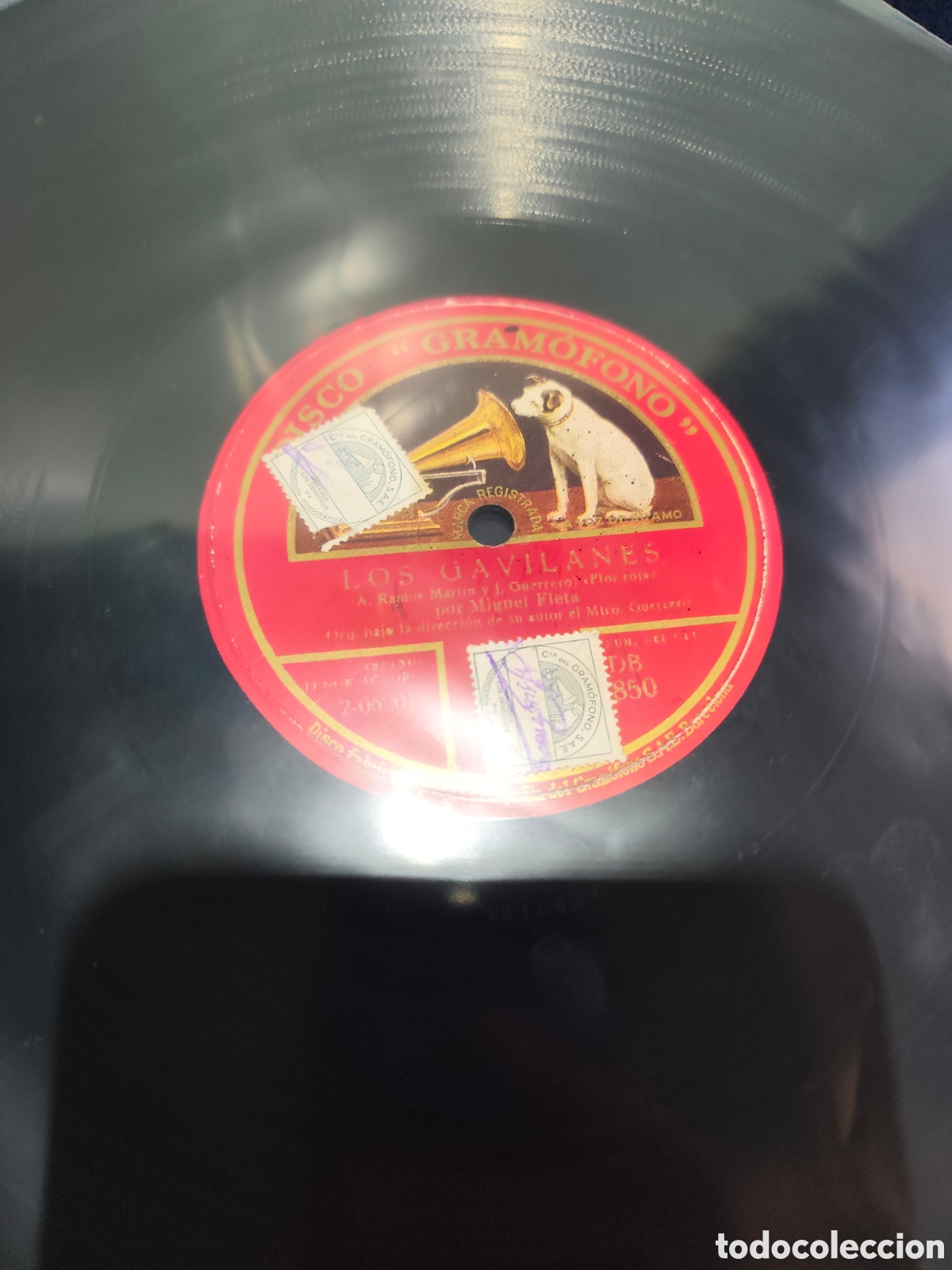 Discos de pizarra: Disco pizarra 78 rpm - Foto 2