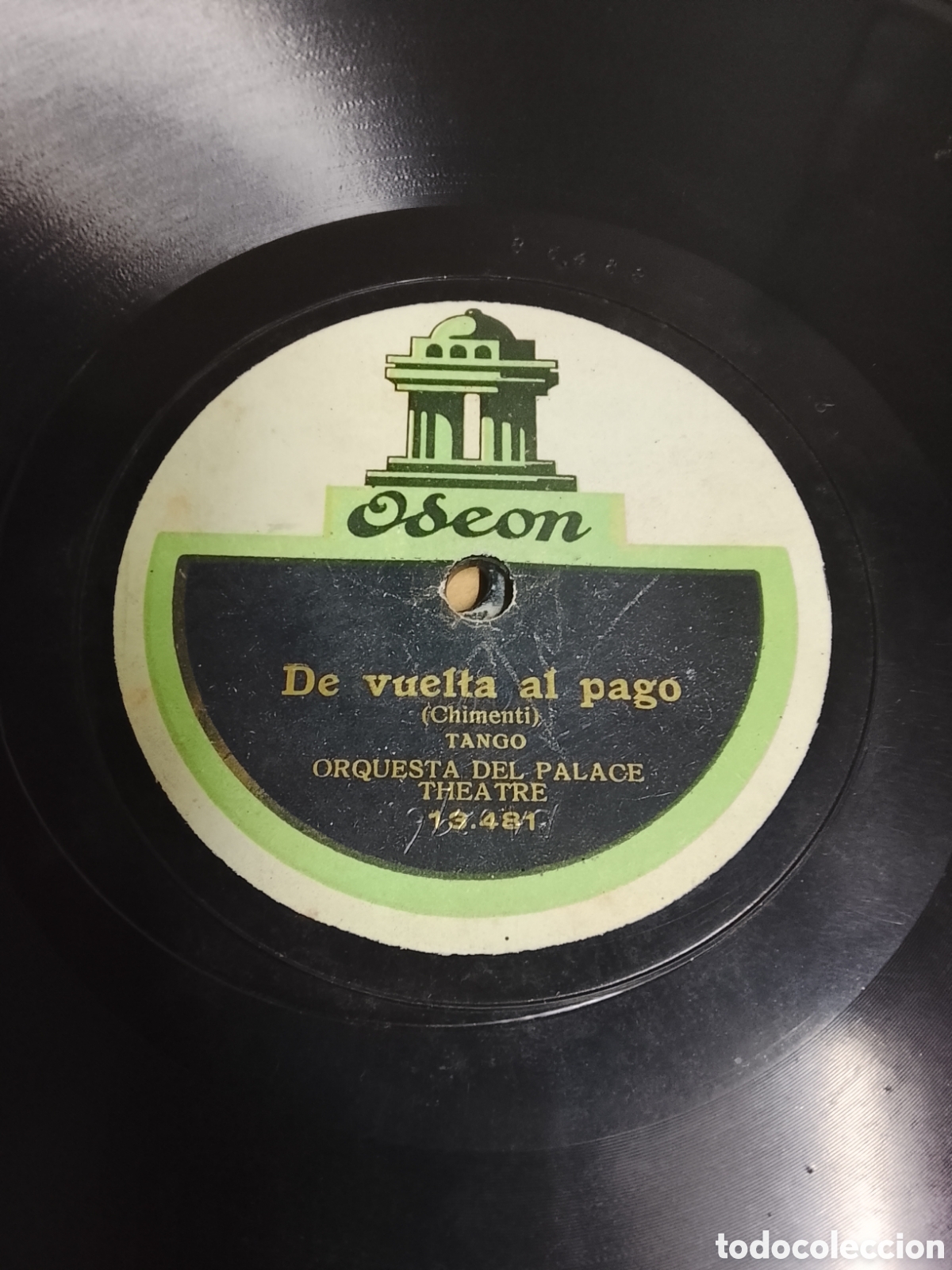 Discos de pizarra: Disco de pizarra de vuelta al pago