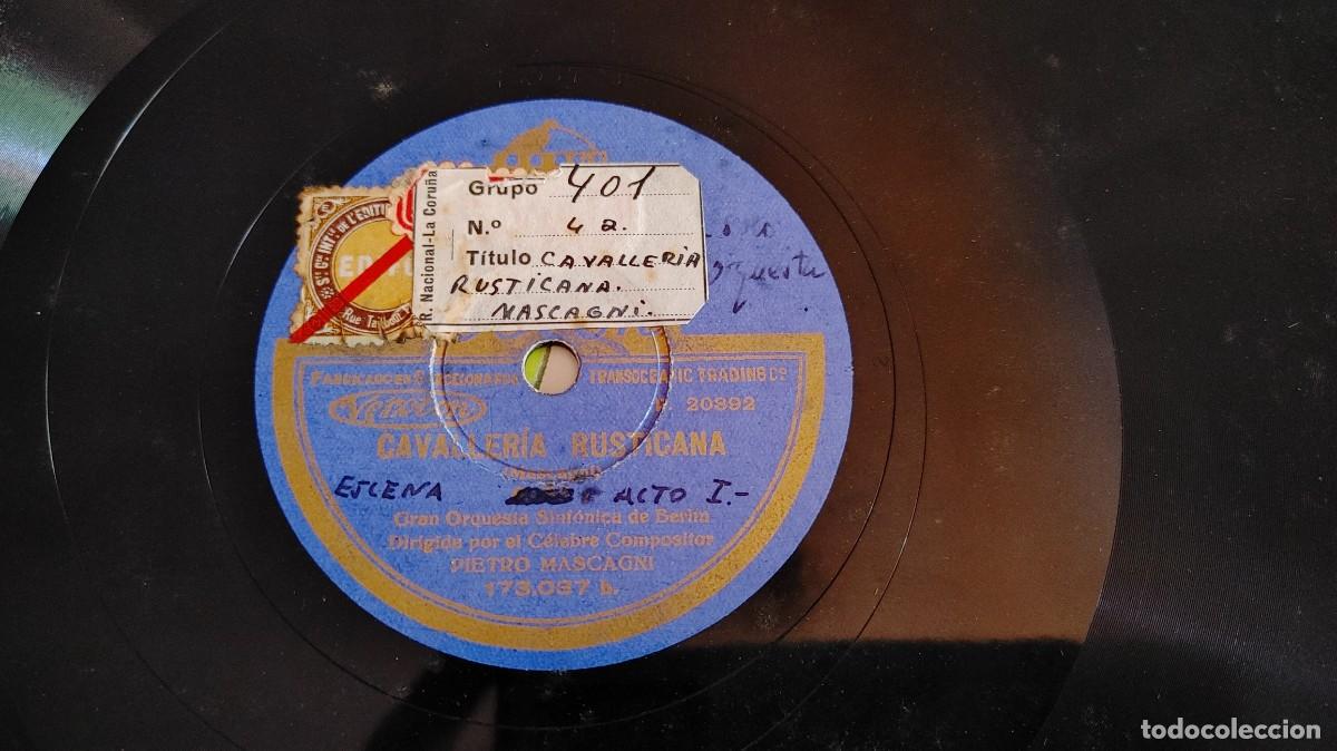 Discos de pizarra: CAVALLERIA RUSTICANA-PIZARRA PIETRO MASCAGNI