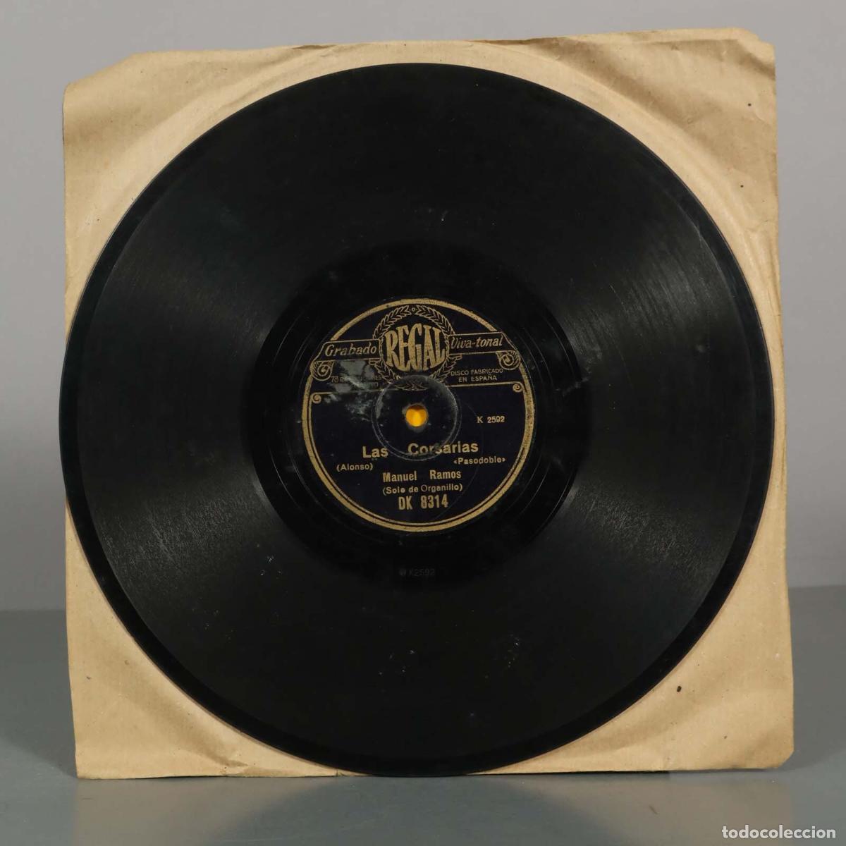 Discos de pizarra: DISCO DE PIZARRA. LAS CORSARIAS. ACERCATE MAS. MANUEL RAMOS