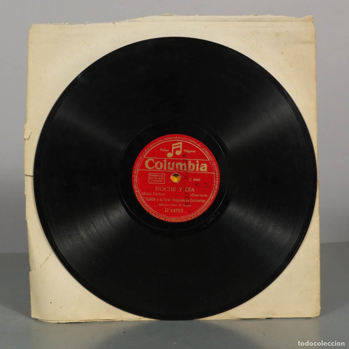 Discos de pizarra: DISCO DE PIZARRA. BEGUIN THE BEGUINE. COLE PORTER. NOCHE Y DIA. TEJADA