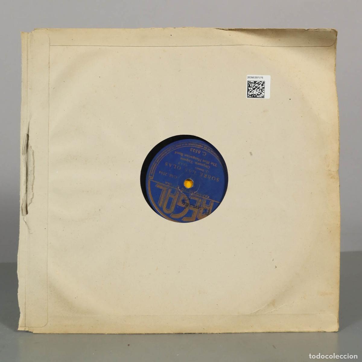 Discos de pizarra: DISCO DE PIZARRA. SOBRE LAS OLAS. DANUBIO AZUL - Foto 2