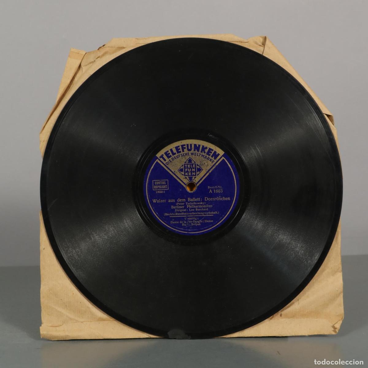 Discos de pizarra: DISCO DE PIZARRA. WALTZER AUS DEM BALLETT. DANSE DE LA FEE-DRAGEE Tchaikovsky