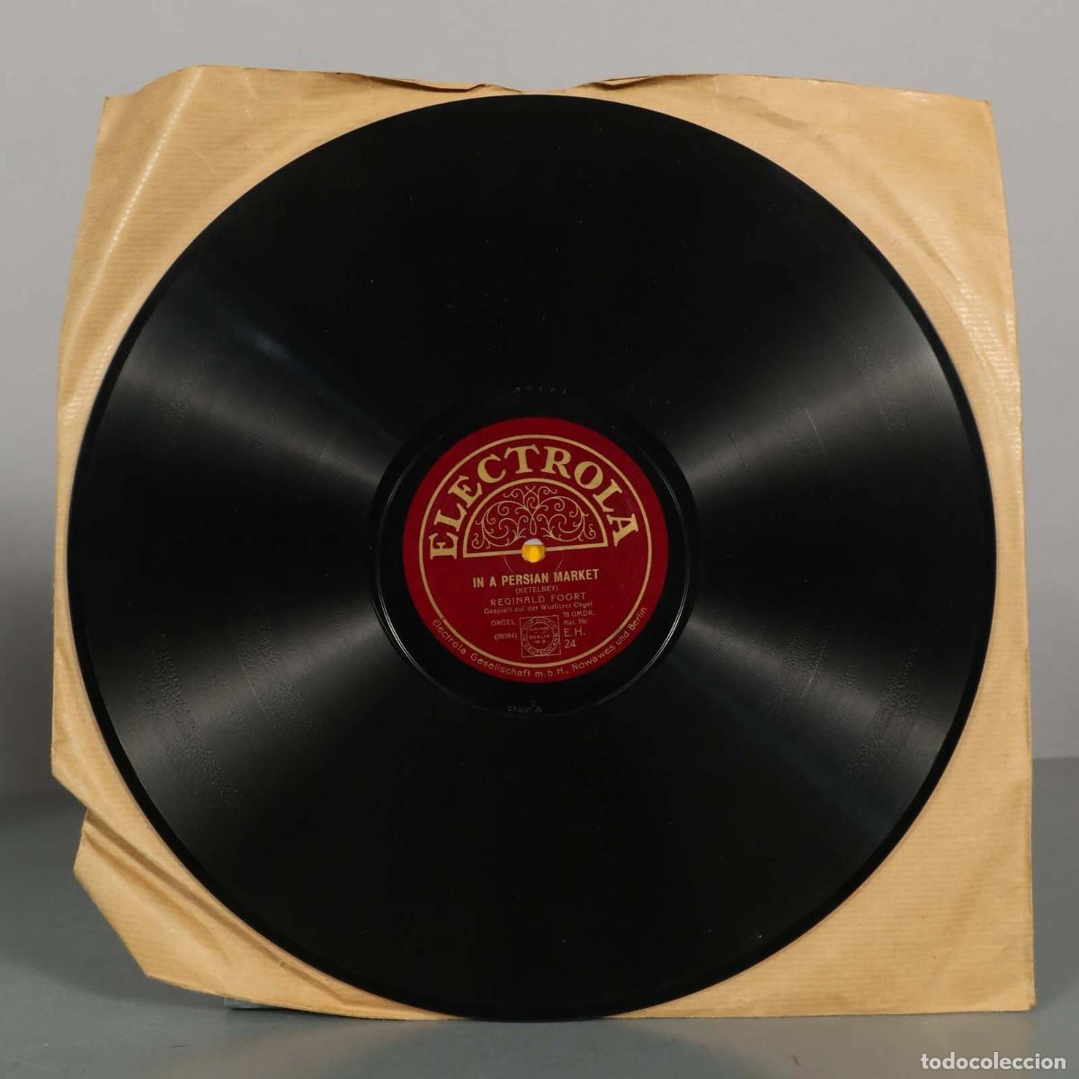 Discos de pizarra: DISCO DE PIZARRA. IN A MONASTERY GARDEN. REGINALD FORD. IN A PERSIAN MARKET