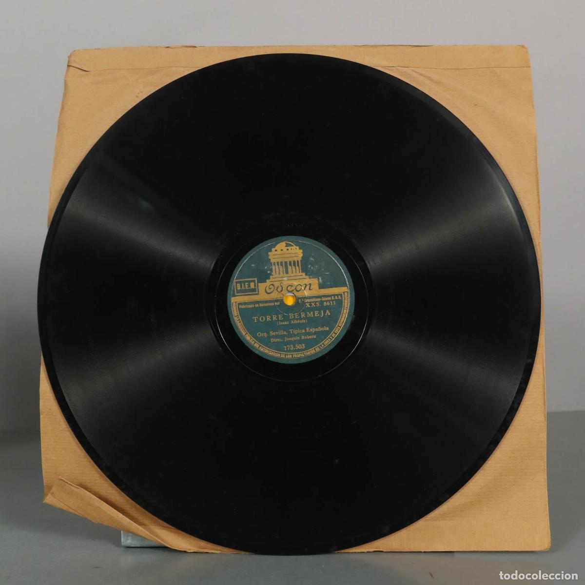 Discos de pizarra: DISCO DE PIZARRA. MALLORCA. TORRE BERMEJA. ALBENIZ. ROBERTI