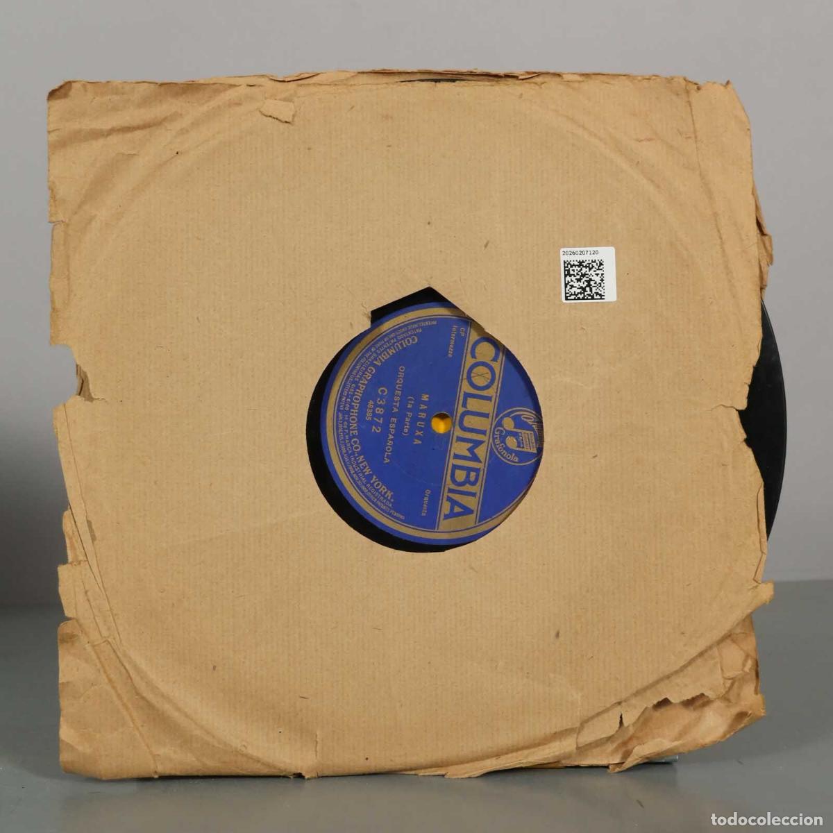 Discos de pizarra: DISCO DE PIZARRA. MARUXA. ORQUESTA ESPA&Ntilde;OLA - Foto 2