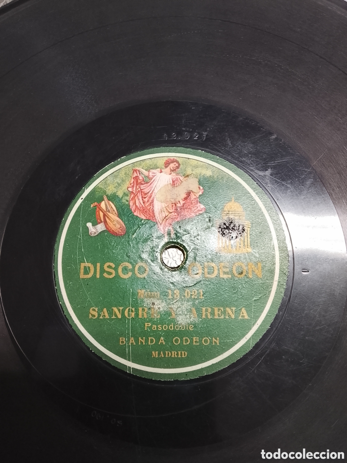 Discos de pizarra: Disco de pizarra sangre y arena
