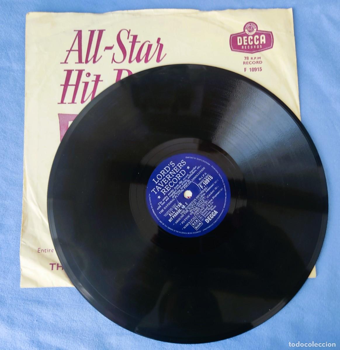 Discos de pizarra: DISCO PIZARRA LORDS TAVERNERS RECORD DECCA - Foto 1