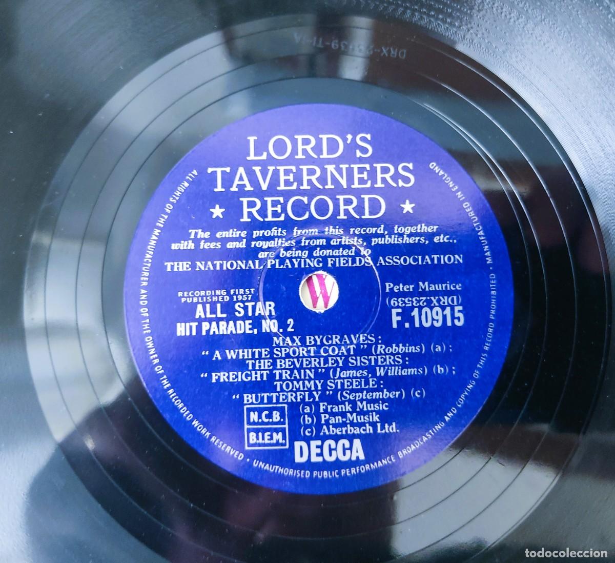 Discos de pizarra: DISCO PIZARRA LORDS TAVERNERS RECORD DECCA - Foto 4