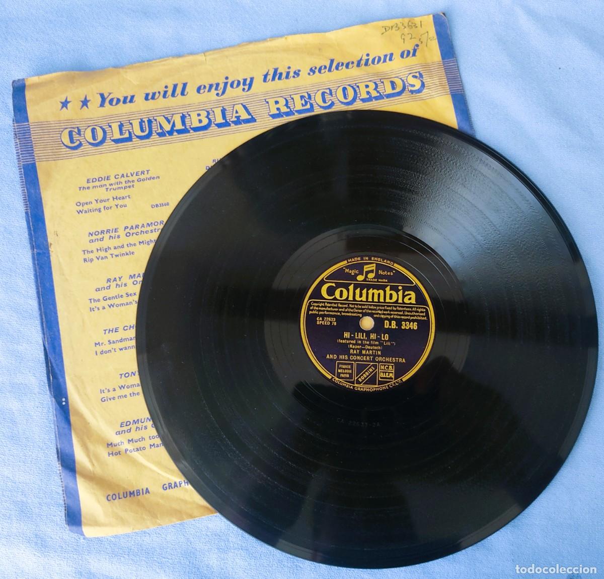 Discos de pizarra: DISCO PIZARRA SWEDISH RHAPSOFY HI-LILI HI-LO COLUMBIA