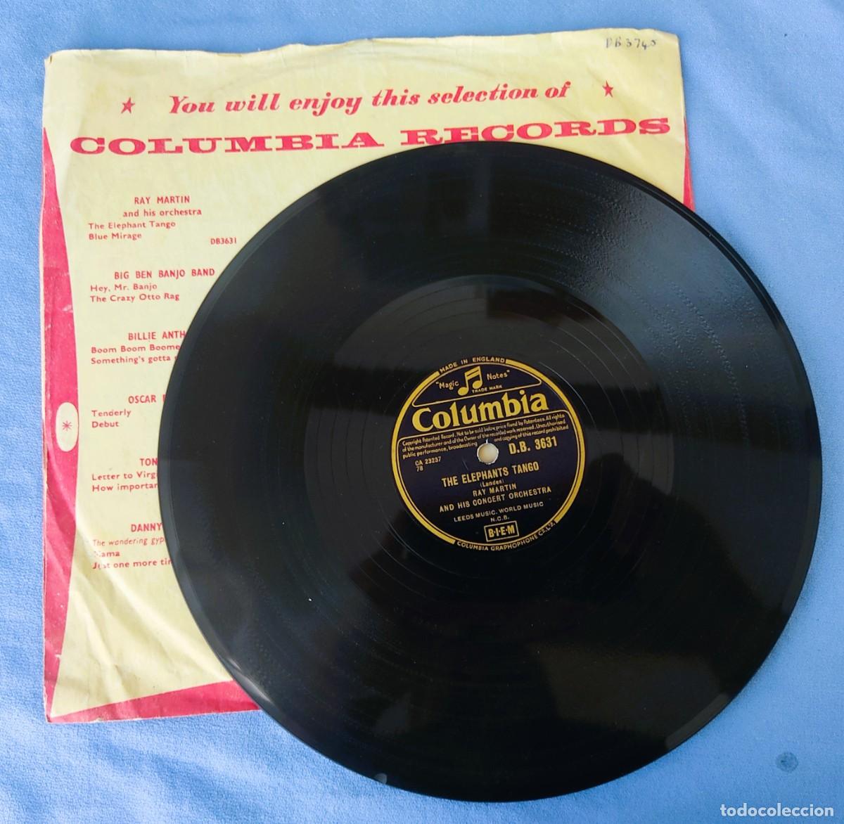 Discos de pizarra: DISCO PIZARRA THE ELEPHANTS TANGO BLUE MIRAGE COLUMBIA