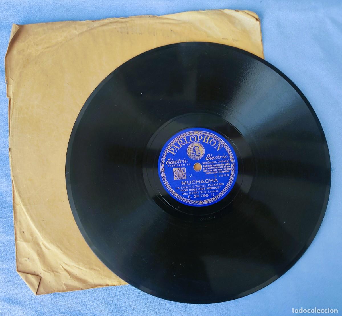 Discos de pizarra: DISCO PIZARRA MUCHACHA EL RODEO PARLOPHON - Foto 1