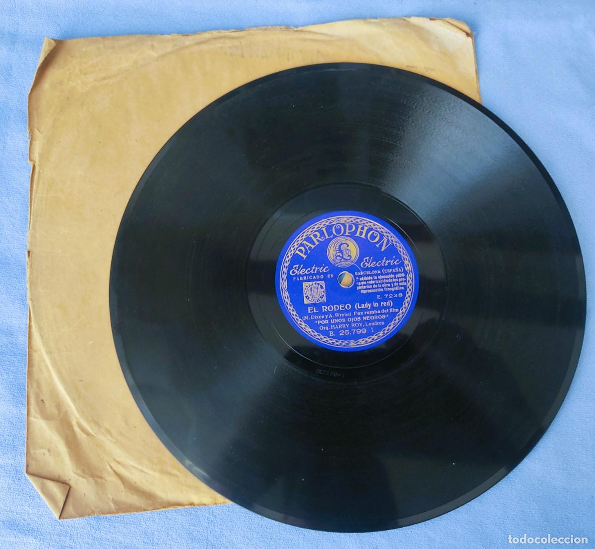 Discos de pizarra: DISCO PIZARRA MUCHACHA EL RODEO PARLOPHON - Foto 3