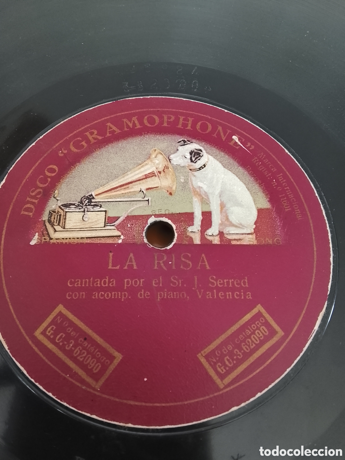 Discos de pizarra: Disco de pizarra la Risa sr.j.serred