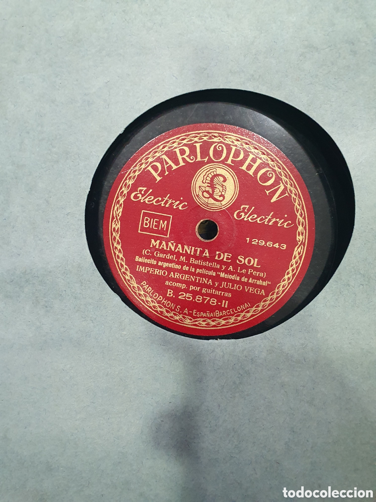 Discos de pizarra: Melod&iacute;a de Arrabal y Ma&ntilde;anita de sol. Disco de pizarra - Foto 2