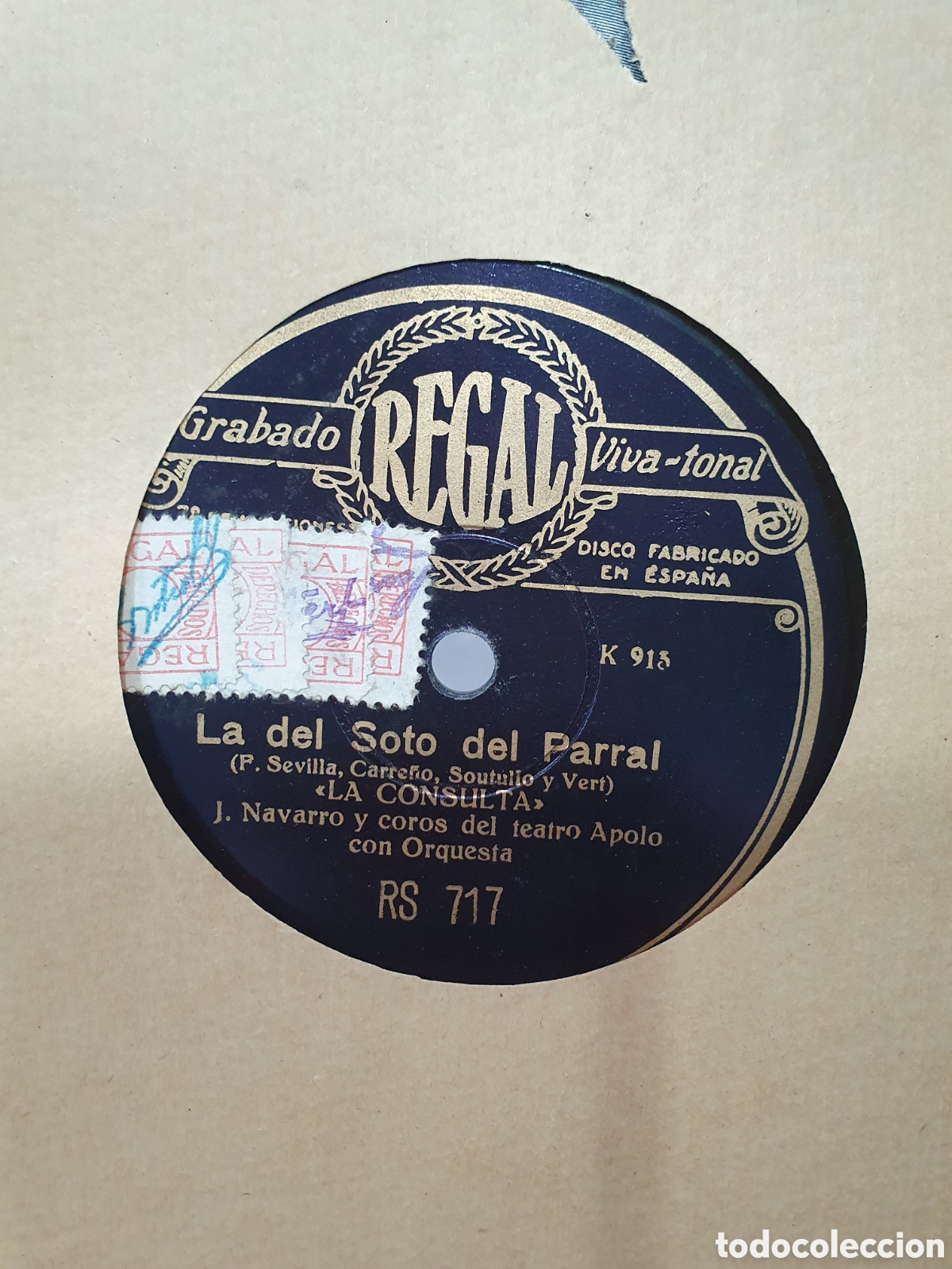 Discos de pizarra: La del Soto del Parral. Disco de pizarra - Foto 1