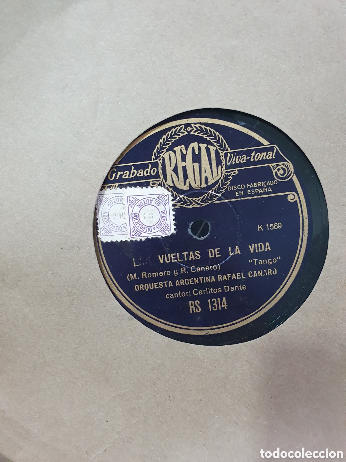 Discos de pizarra: Disco de pizarra Tango. - Foto 2