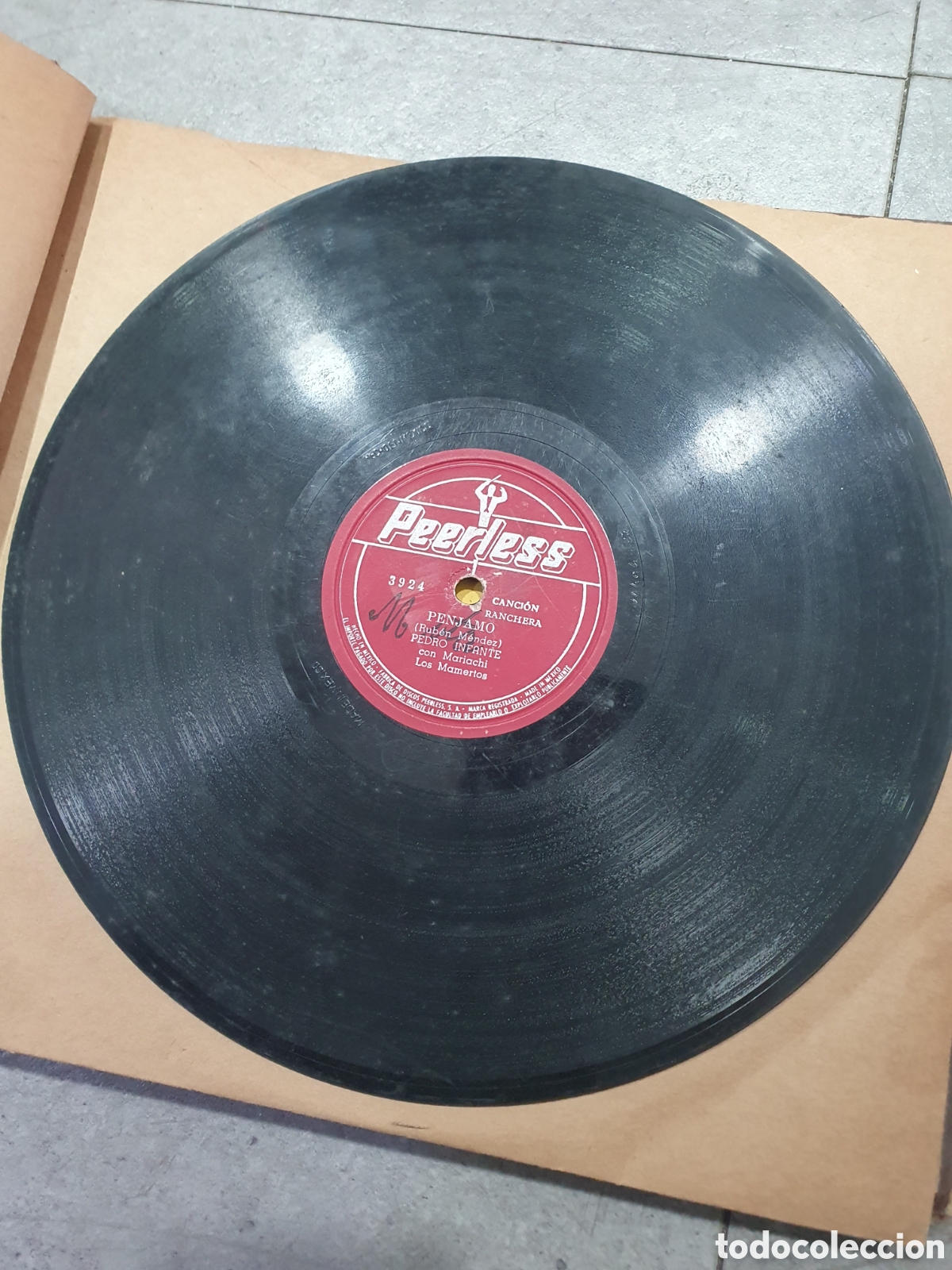 Discos de pizarra: Disco de pizarra Pedro Infante Mariachis. - Foto 2