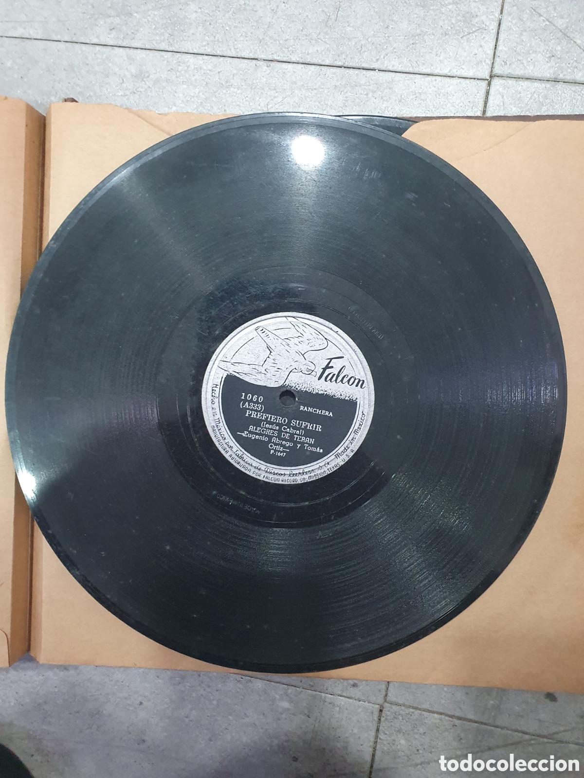 Discos de pizarra: No se rogar y prefiero sufrir. Disco de pizarra - Foto 2