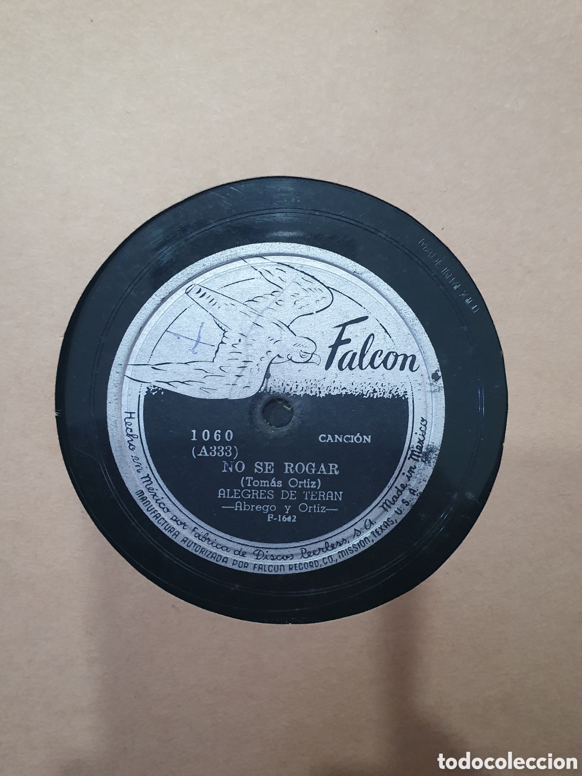 Discos de pizarra: No se rogar y prefiero sufrir. Disco de pizarra - Foto 1