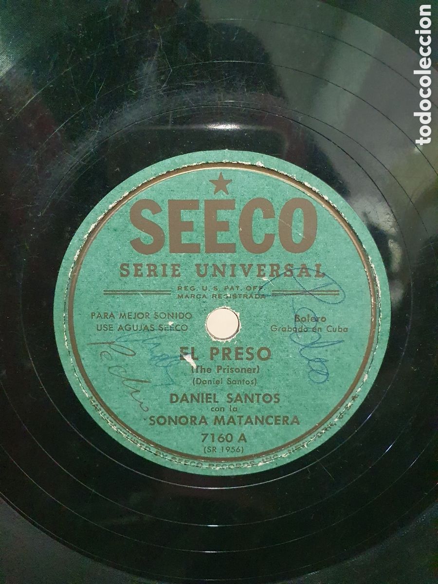 Discos de pizarra: El preso y El Pai y la Mai. Disco de pizarra la Sonora Matancera. - Foto 1