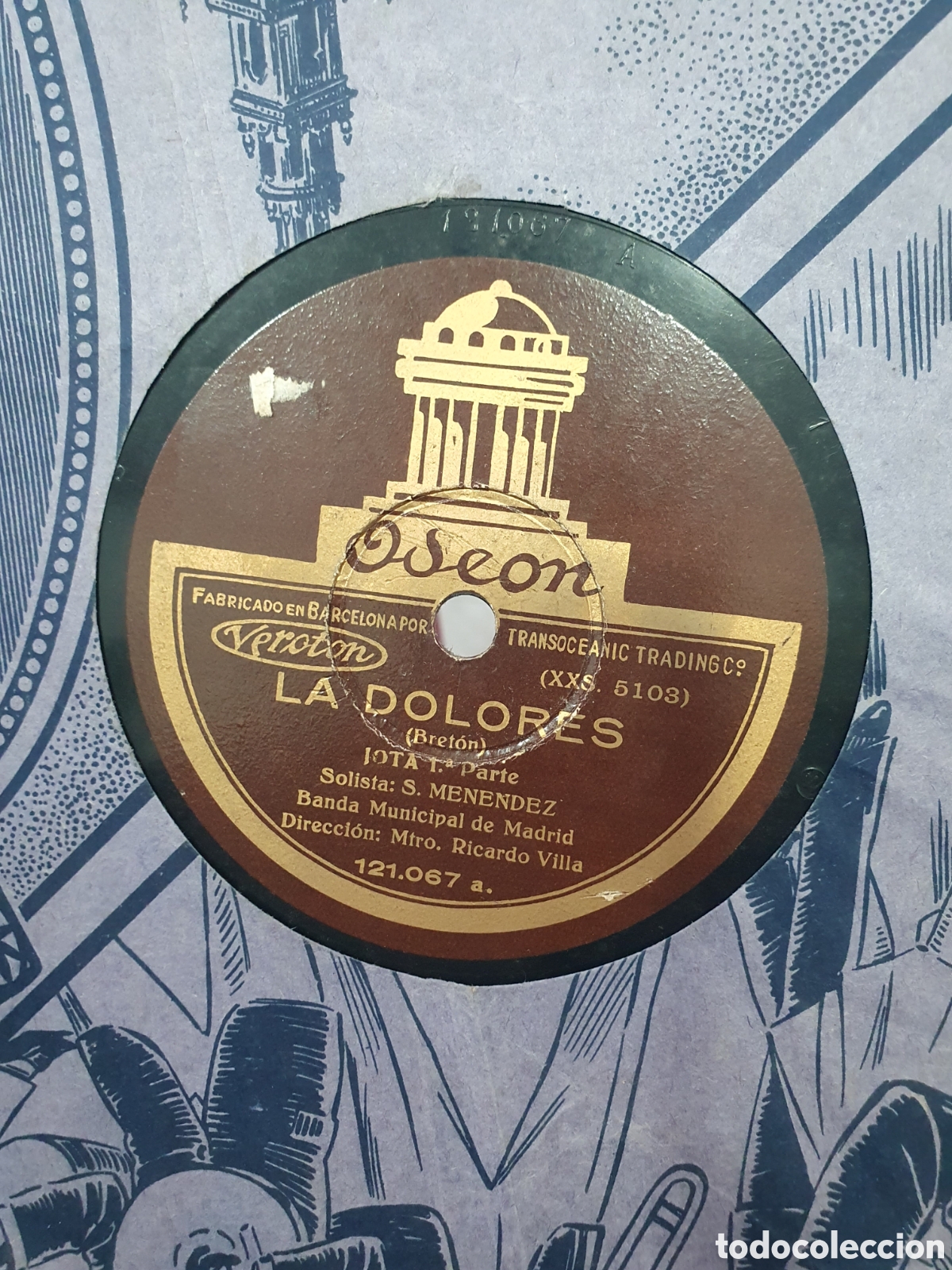 Discos de pizarra: Disco de pizarra Jota La Dolores - Foto 1