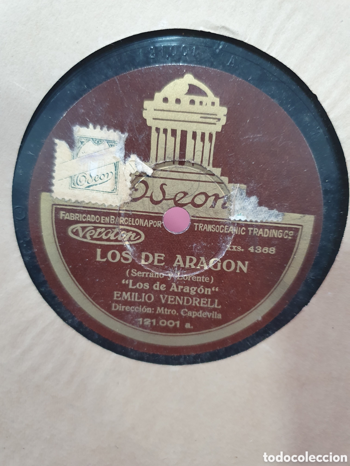 Discos de pizarra: Los de Arag&oacute;n. Disco de pizarra