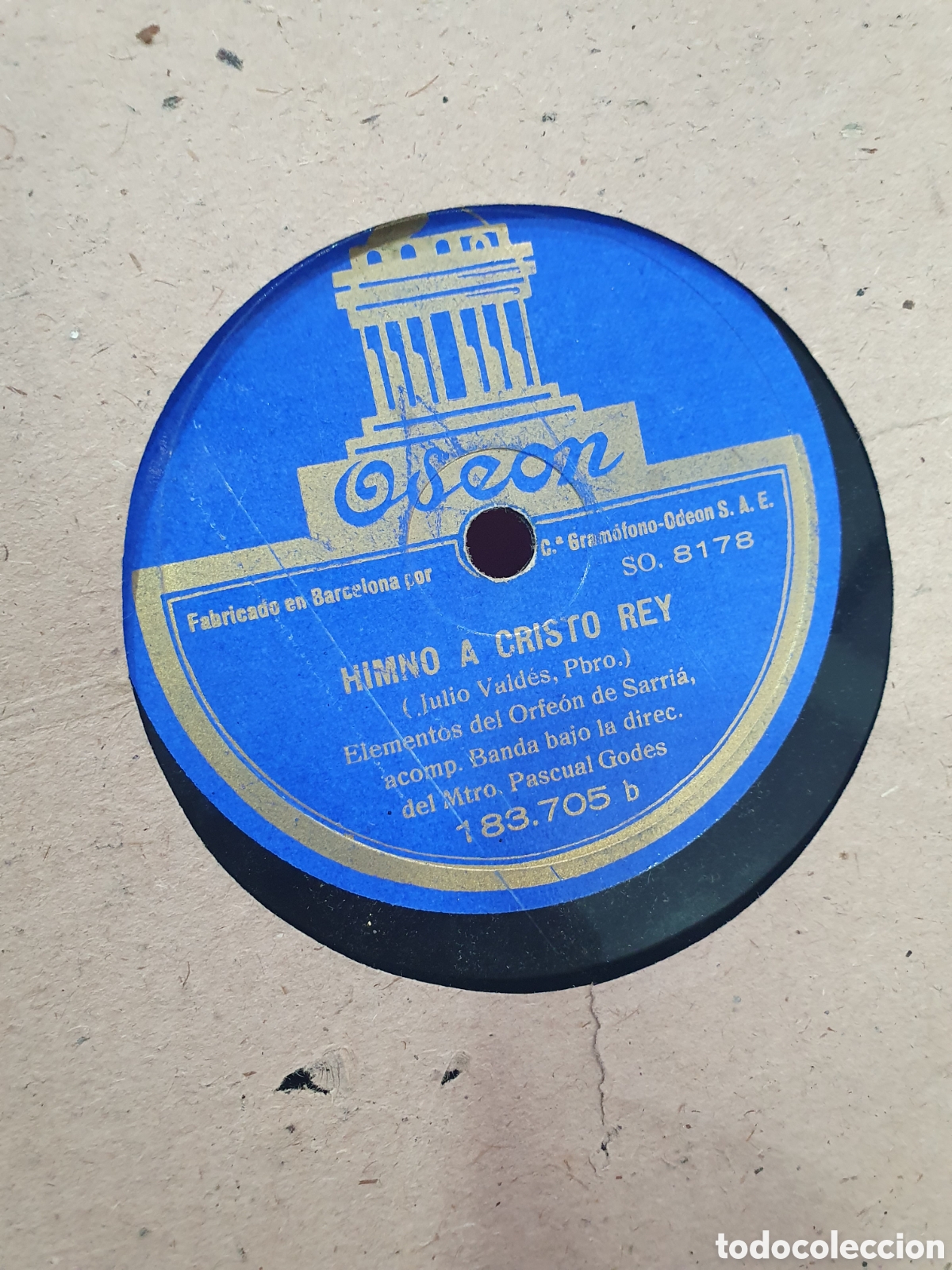 Discos de pizarra: Himno Congreso Eucar&iacute;stico Internacional. Disco de pizarra - Foto 2