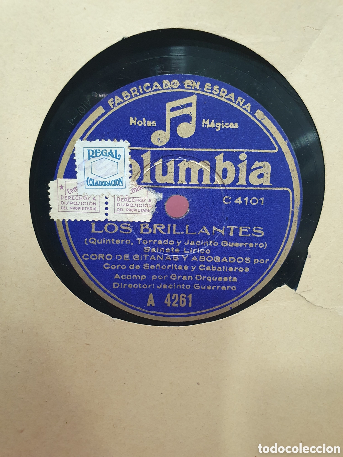 Discos de pizarra: Los brillantes. Disco de pizarra - Foto 1