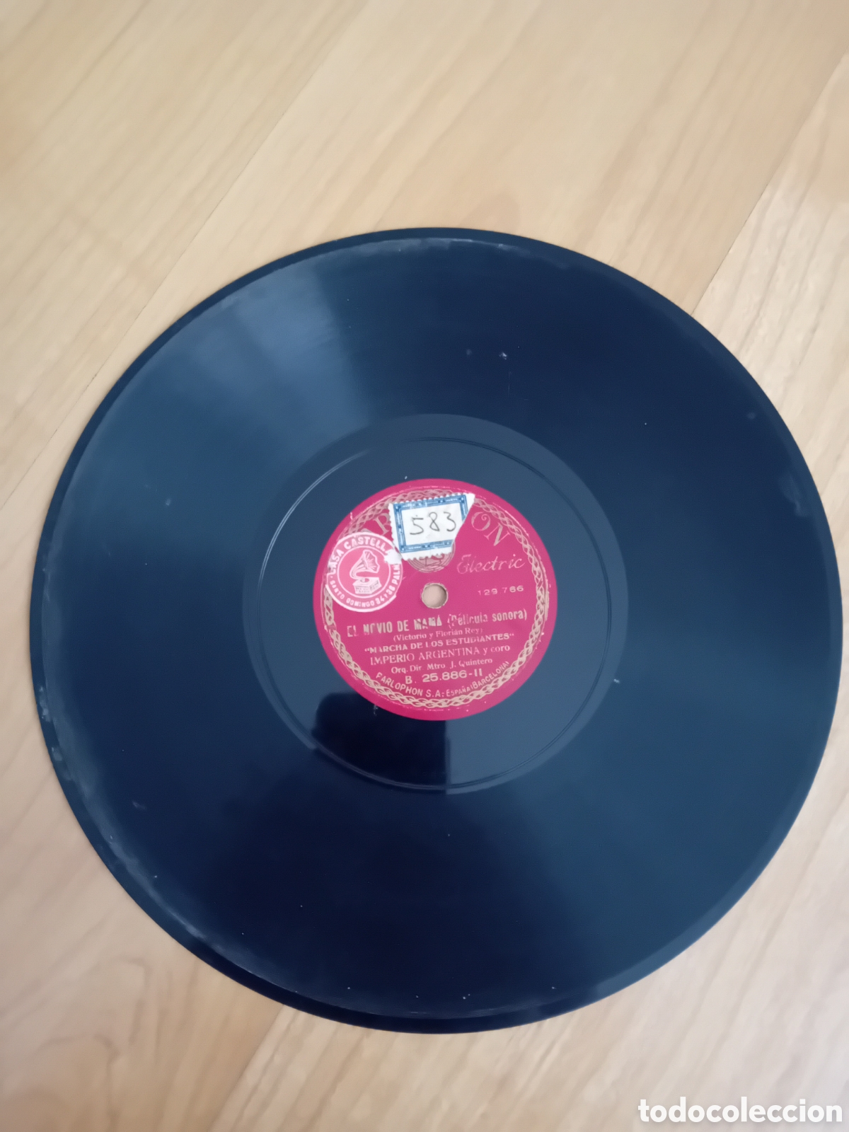 Discos de pizarra: IMPERIO ARGENTINA. EL NOVIO DE MAM&Aacute;