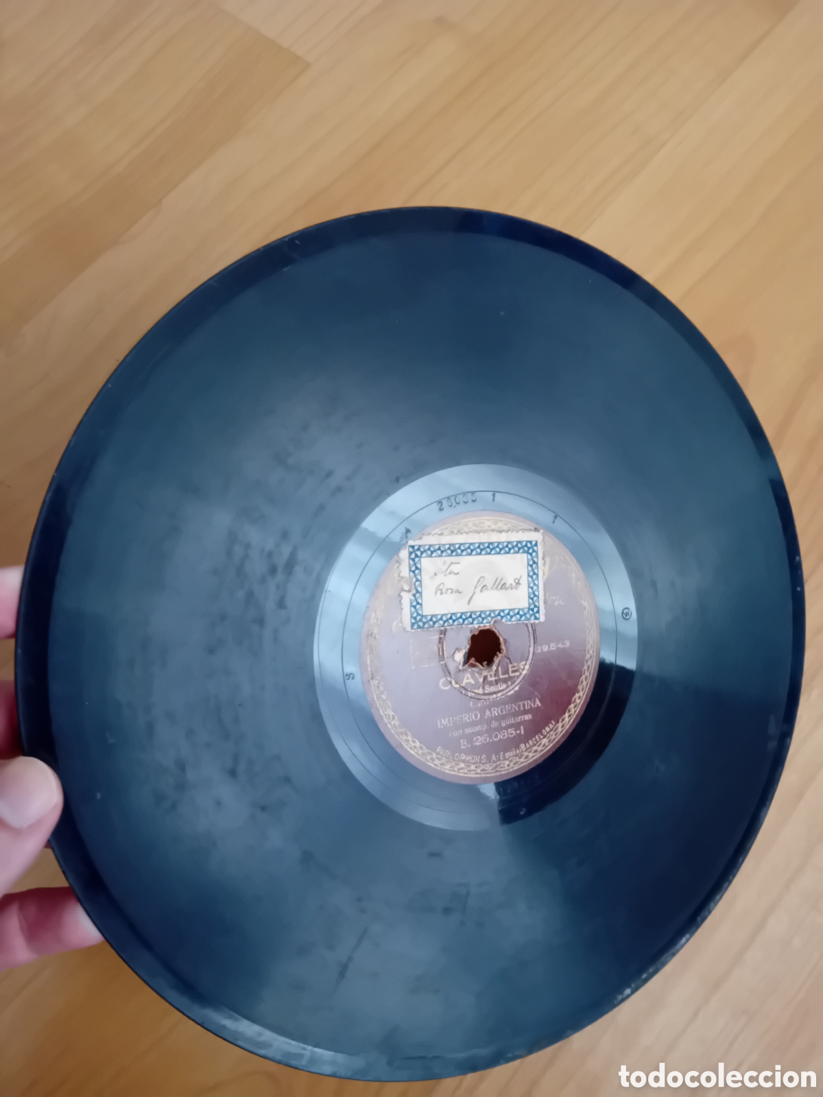 Discos de pizarra: IMPERIO ARGENTINA. CLAVELES. EL QUE A HIERRO MATA - Foto 6