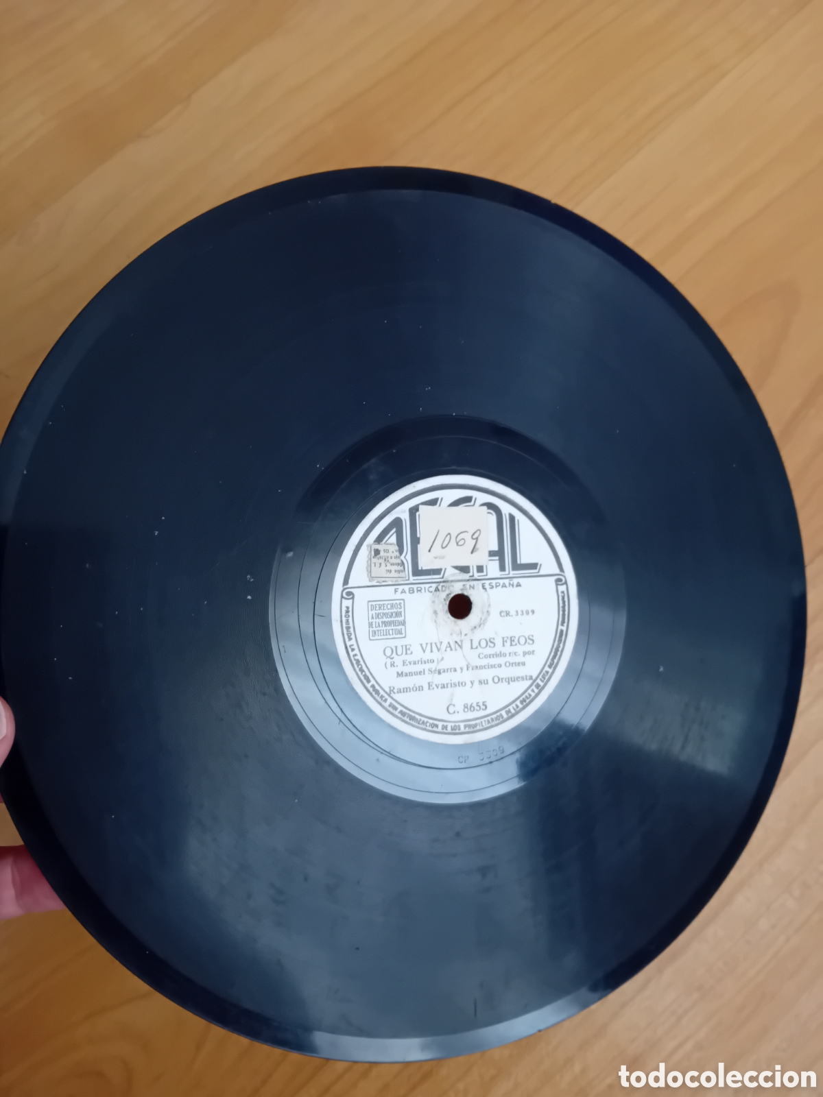 Discos de pizarra: RAMON EVARISTO. RAUL ROQUETA. QUE VIVAN LOS FEOS. CARLOS ARRUZA - Foto 6