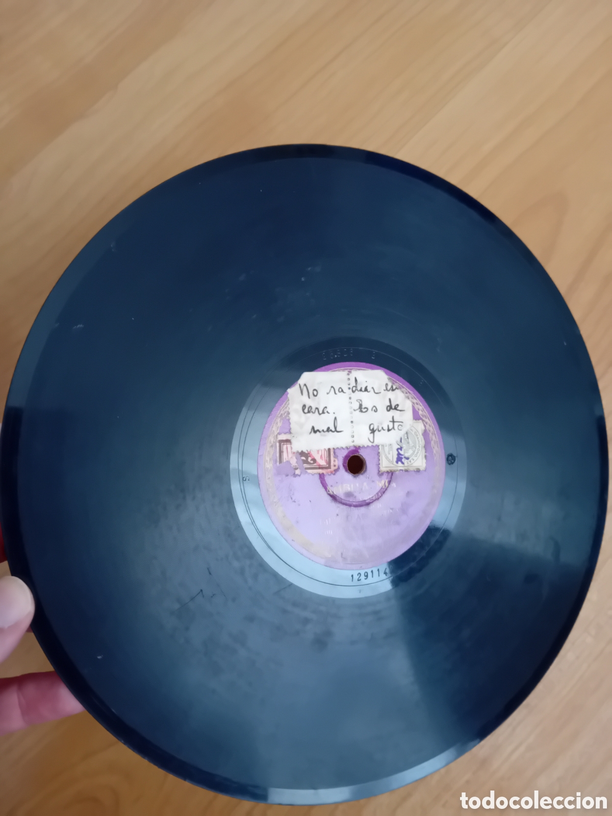 Discos de pizarra: IMPERIO ARGENTINA. UN COMPRADITO FUE. ZAMBITA MIA - Foto 3