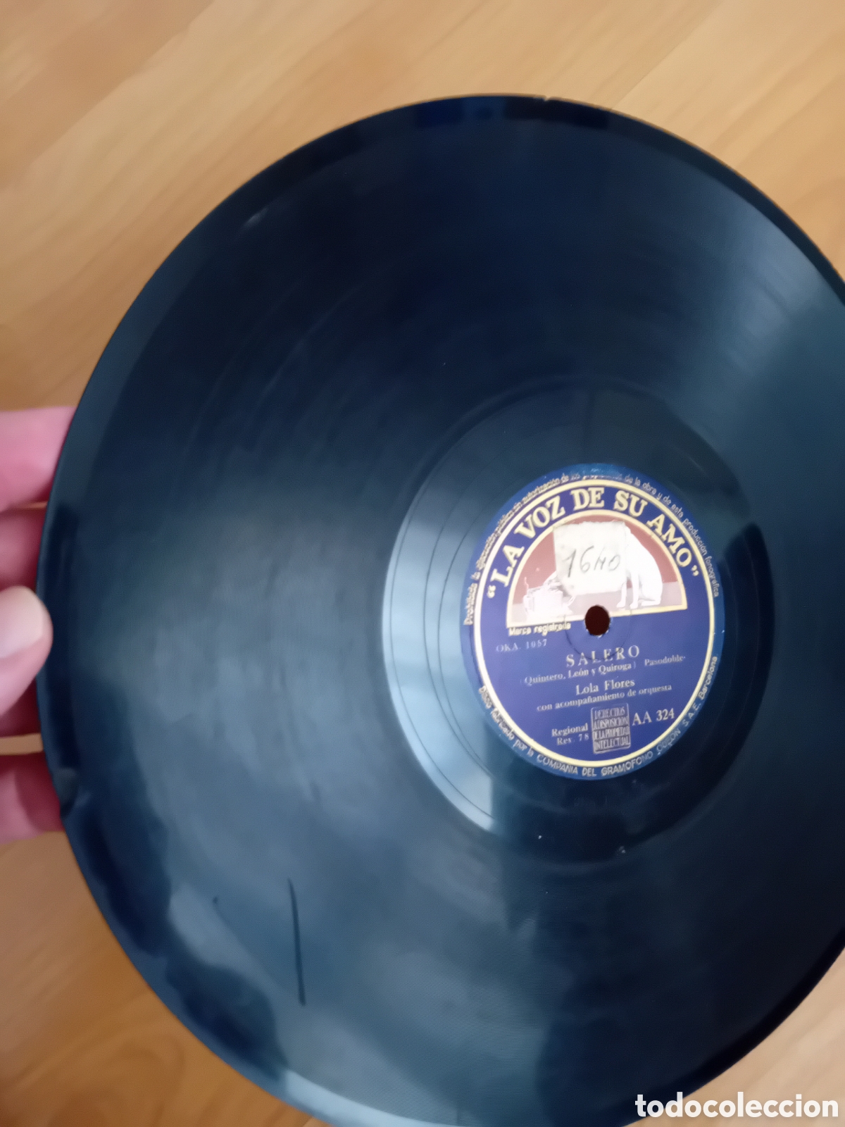 Discos de pizarra: LOLA FLORES. SALERO. AQUEL JURAMENTO - Foto 8