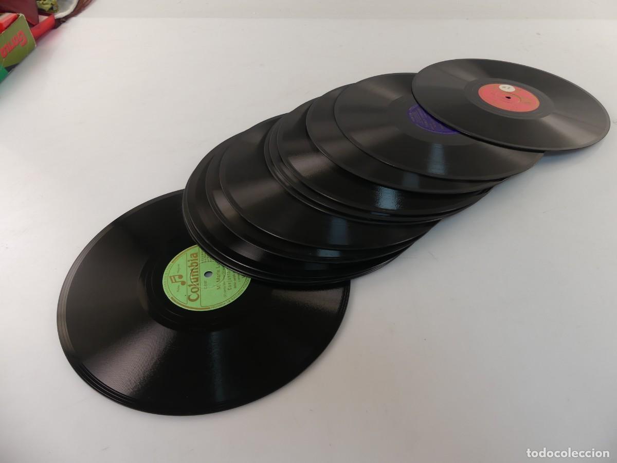 Discos de pizarra: COLECCION LOTE DE 12 DISCOS DE PIZARRA