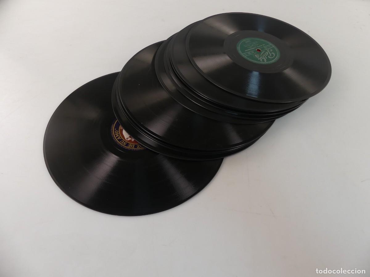 Discos de pizarra: COLECCION LOTE DE 12 DISCOS DE PIZARRA