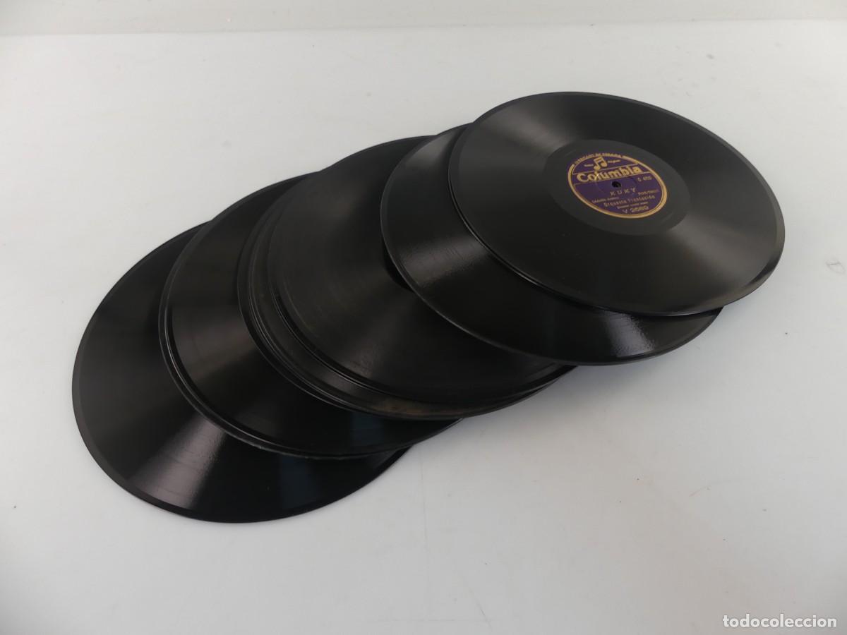 Discos de pizarra: COLECCION LOTE DE 12 DISCOS DE PIZARRA