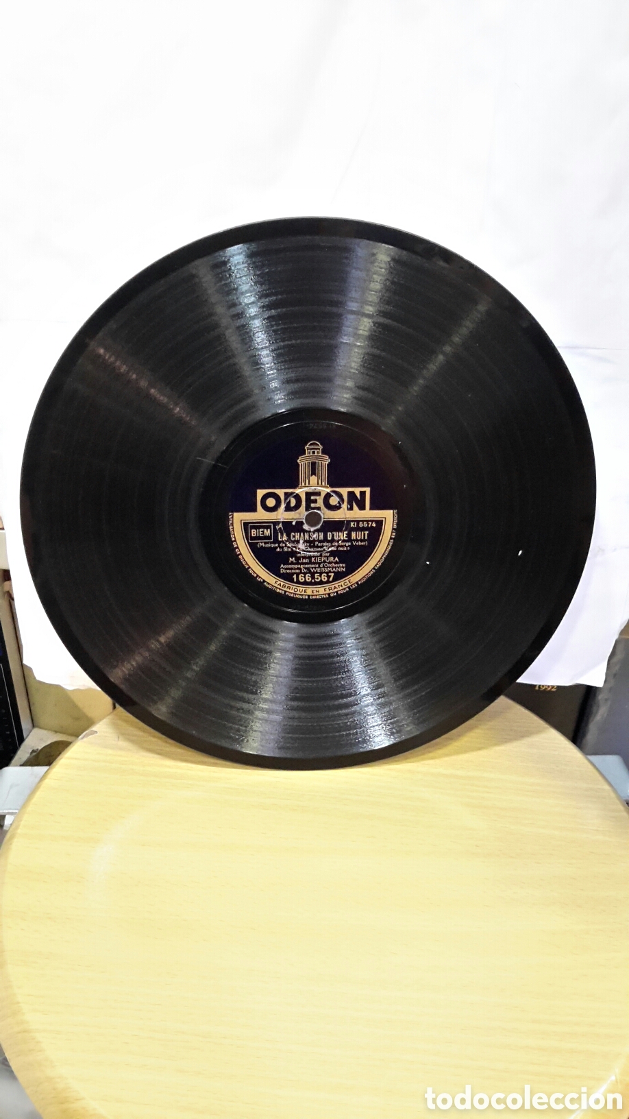 Discos de pizarra: Odeon - La danza / La chanson dune nuit - Foto 1