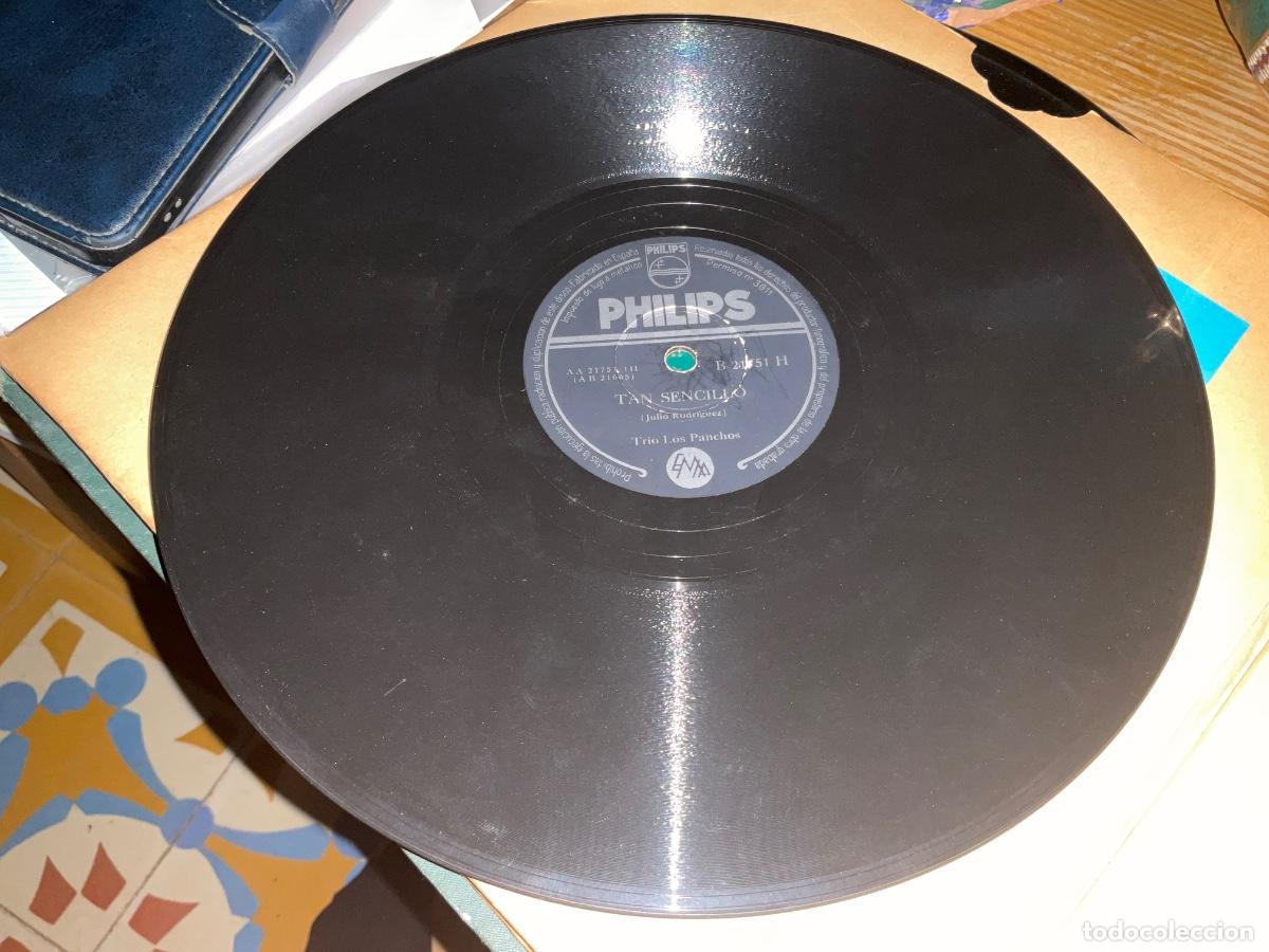 Discos de pizarra: DISCO 78 RPM - TR&Iacute;O LOS PANCHOS - TAN SENCILLO - PIZARRA