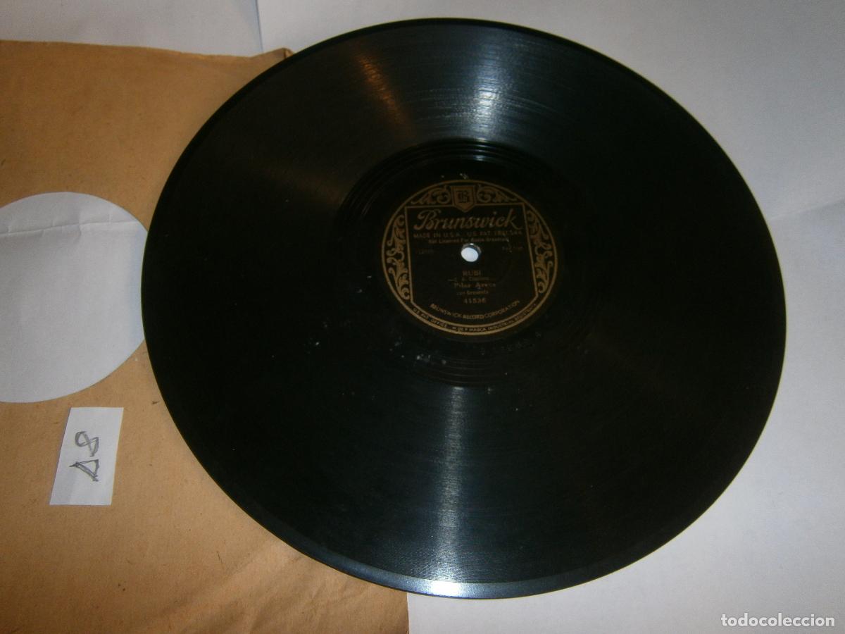 Discos de pizarra: ANTIGUO DISCO PIZARRA - PILAR ARCOS (BASILISA - RUBI) - Foto 2
