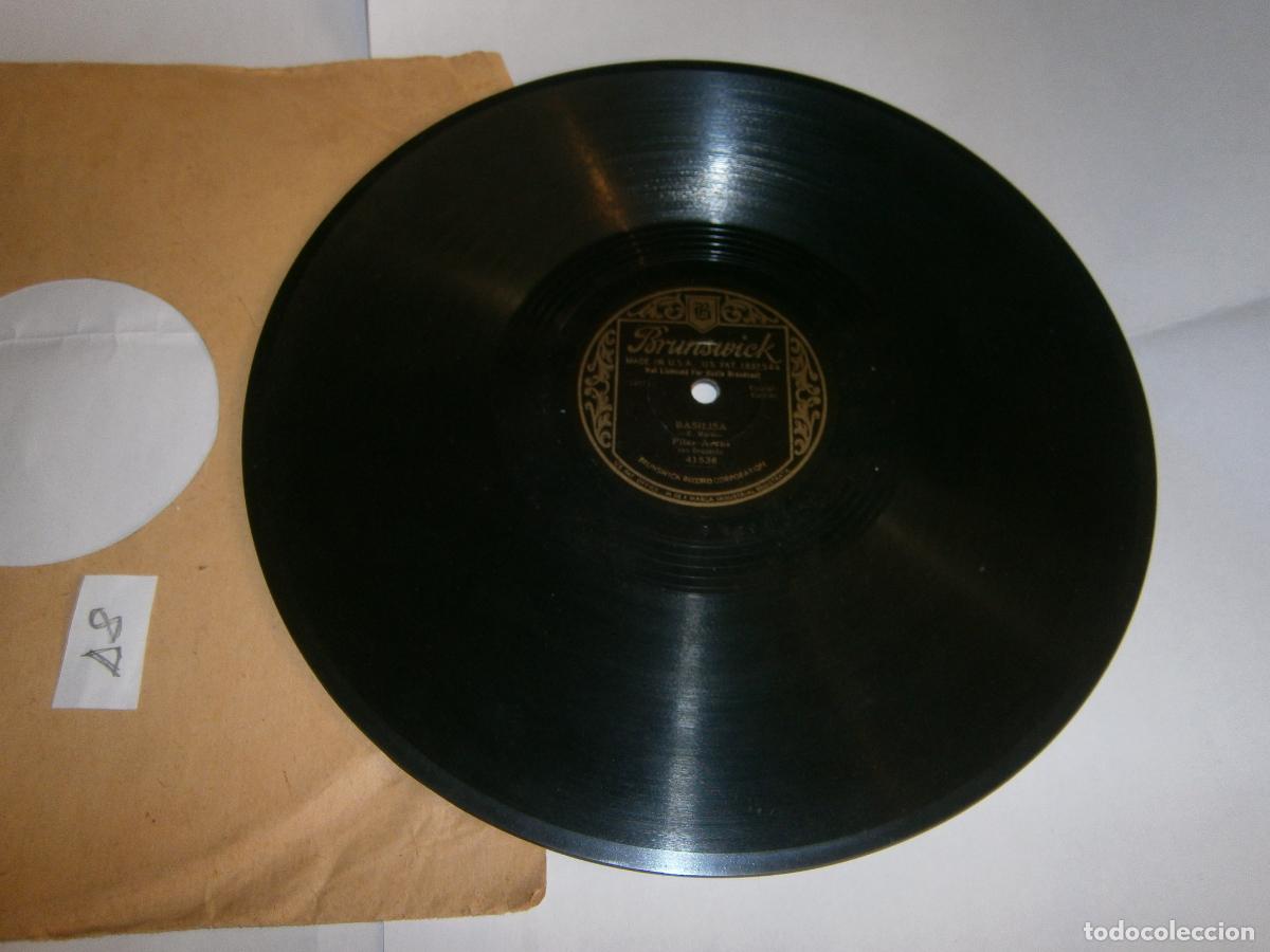 Discos de pizarra: ANTIGUO DISCO PIZARRA - PILAR ARCOS (BASILISA - RUBI) - Foto 1