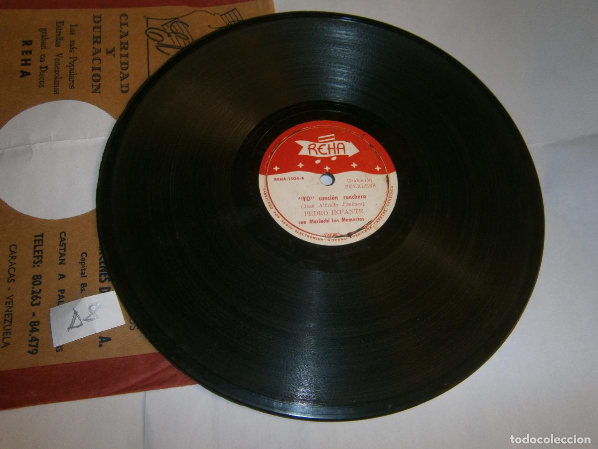 Discos de pizarra: ANTIGUO DISCO PIZARRA - PEDRO INFANTE (OYES LUPITA - YO)