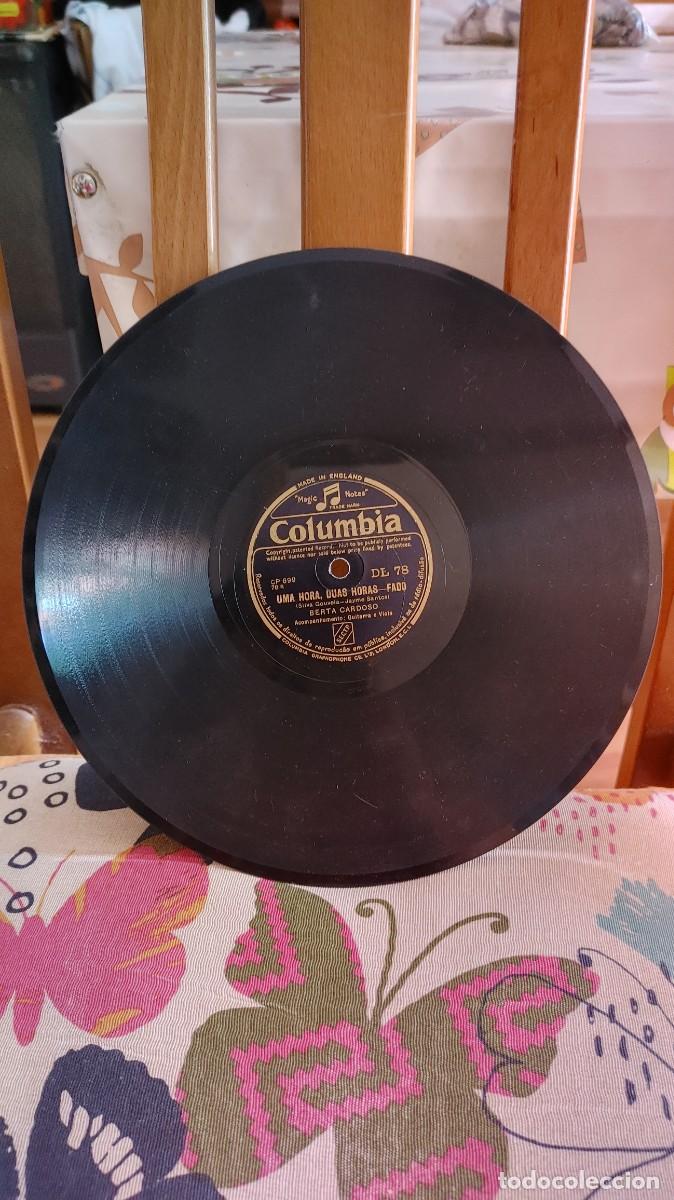 Discos de pizarra: BERTA CARDOSO-PIZARRA CRUZ DE GUERRA-78 rpm Columbia DL 78