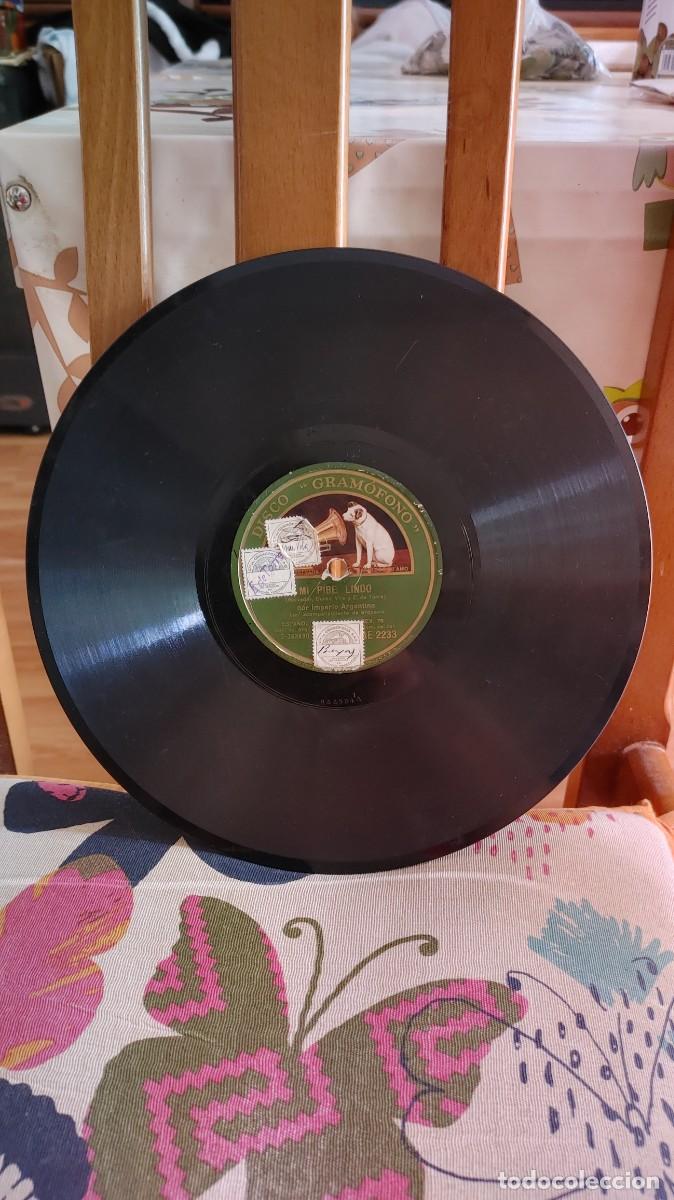 Discos de pizarra: IMPERIO ARGENTINA-PIZARRA LLORA CORAZON - Foto 2