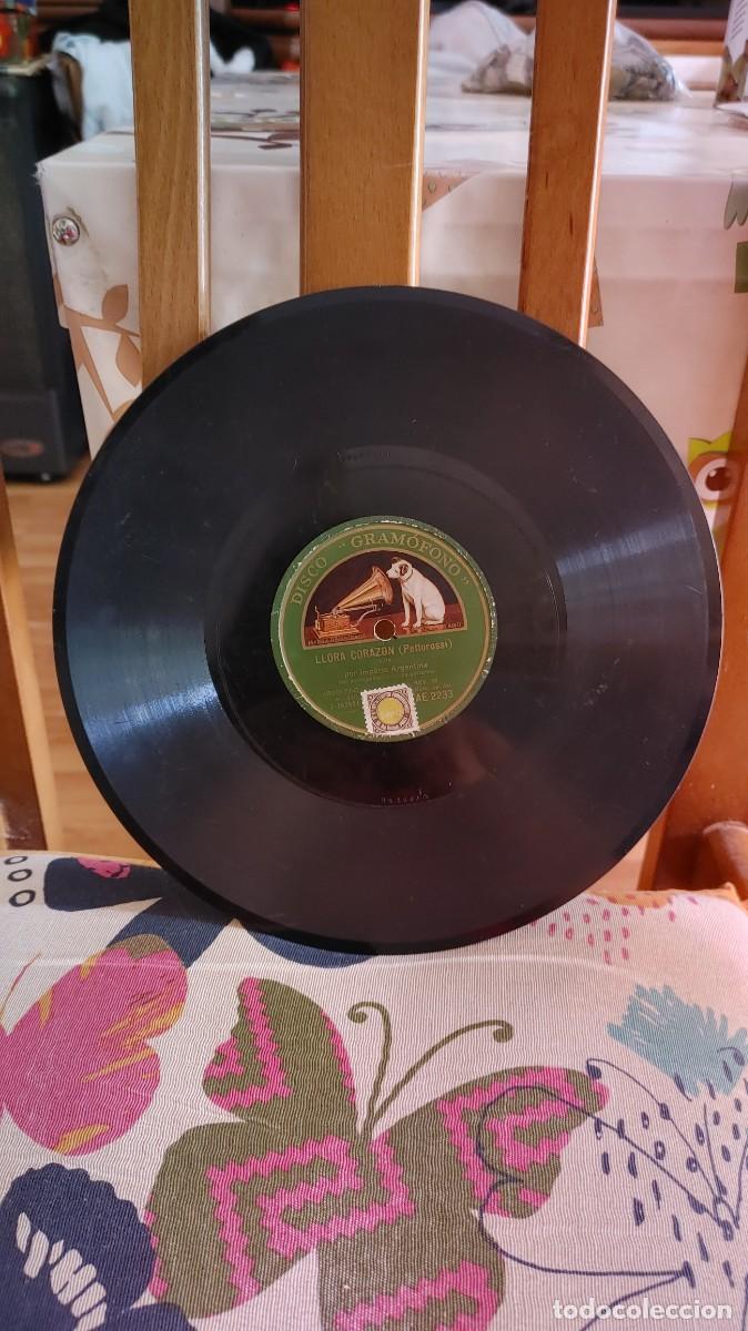 Discos de pizarra: IMPERIO ARGENTINA-PIZARRA LLORA CORAZON - Foto 4